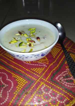 ફરાળી ખીર રેસીપી મુખ્ય ફોટો