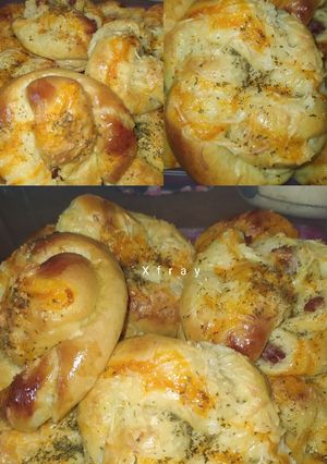 Foto resep Roti Manis Topping Gurih