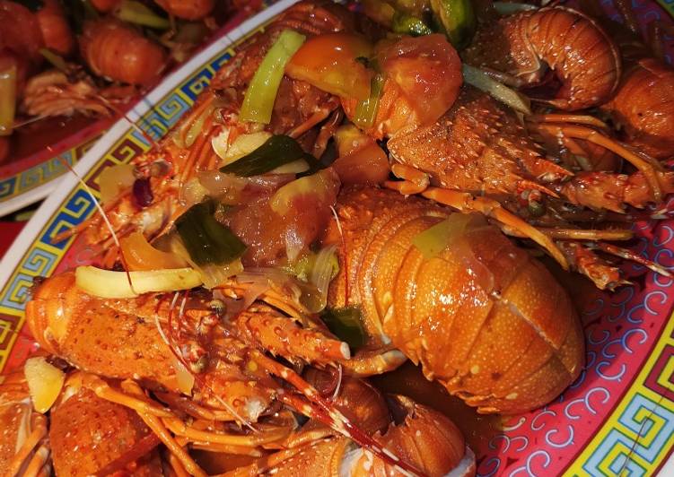 Resep Lobster saus padang !!, Bisa Manjain Lidah