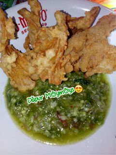 Foto resep Jamur Crispy sambal geprek ijo