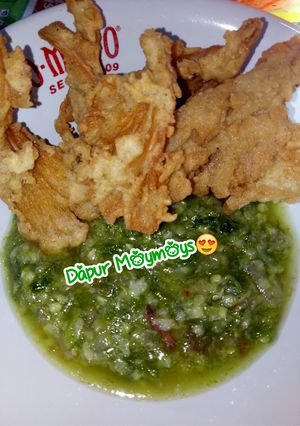 Foto resep Jamur Crispy sambal geprek ijo