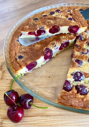 A picture of Healthy Gluten-Free, Dairy-Free Clafoutis.