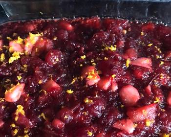 How To Making Recipe Bourbon cranberry sauce Savory Delicious