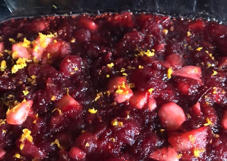 Easiest Way to Make Any-night-of-the-week Bourbon cranberry sauce