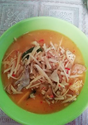 Foto resep Lodeh rebung ceker