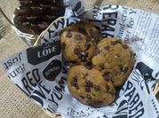 Gambar chocolate chip cookies kismis