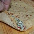 Canelones de harina de garbanzo