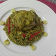 Arroz Verde con Pollo
