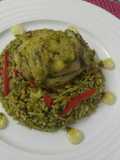 Arroz Verde con Pollo