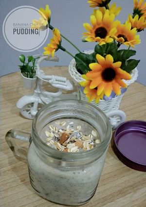 Foto resep Banana chia pudding