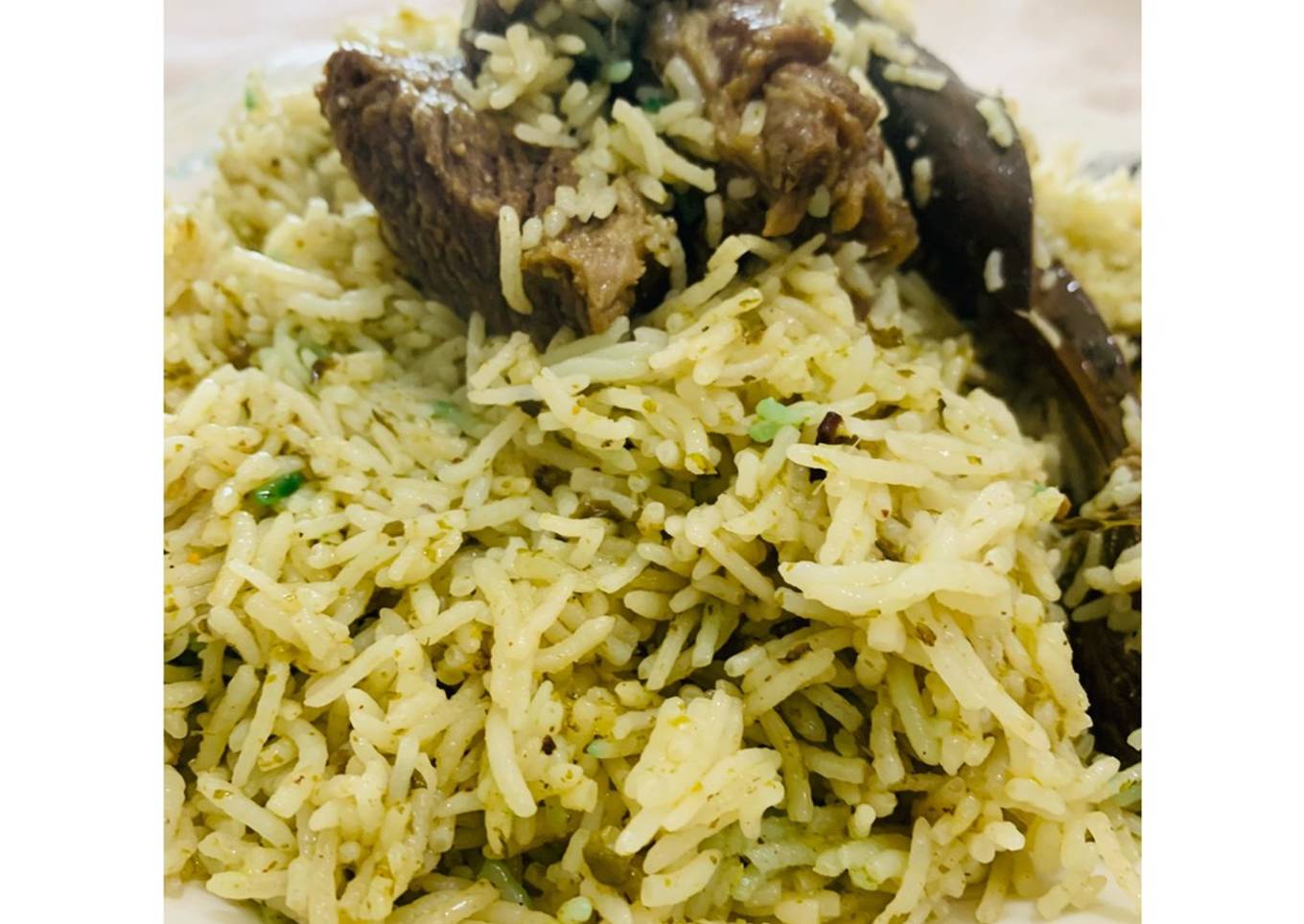 3 Spices Green Pulao