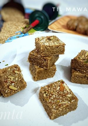 A picture of Til Mawa Burfi.