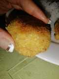 Bombas de papa rellenas de jamón y queso