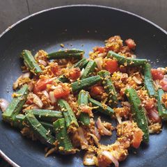 A picture of Masala Bhindi.