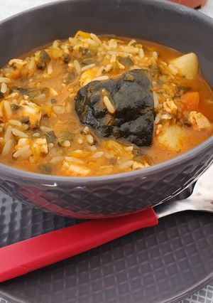 Una foto de Guiso de Arroz Liviano 🌱