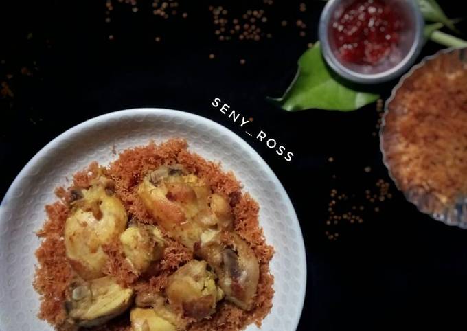 Ini dia! Resep praktis buat Ayam Goreng Tabur Serundeng Kelapa  spesial