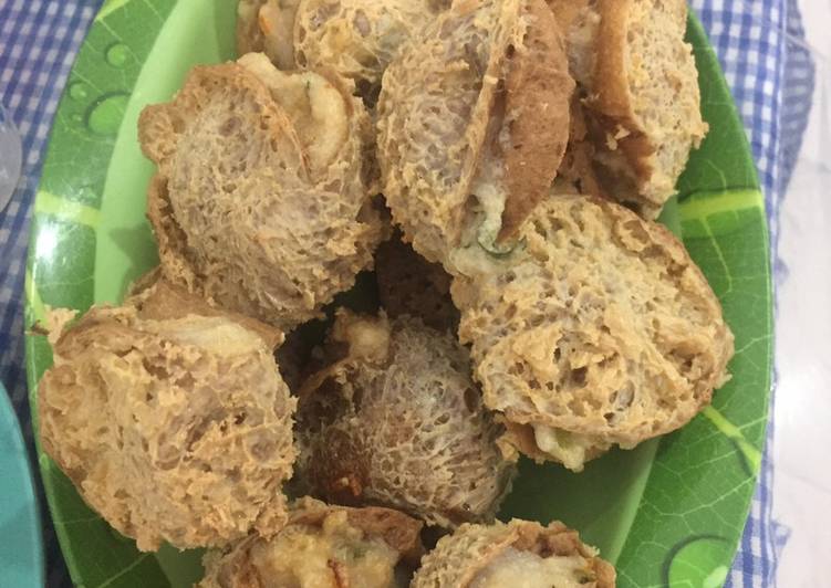 Langkah Menyiapkan Tahu kwalik ikan tenggiri, Bisa Manjain Lidah