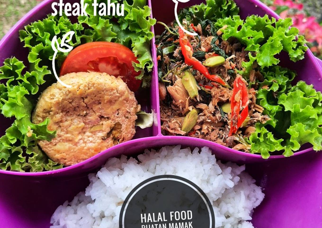 Steak Tahu - menu diet simple no minyak