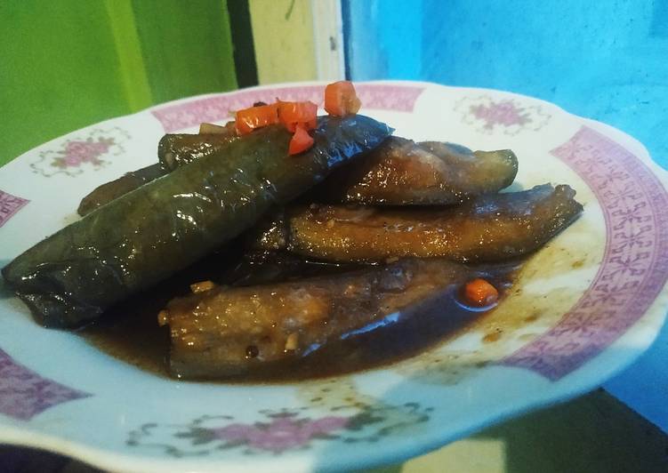 Terong kecap pedas ala anak kost