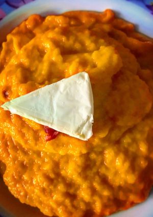 Una foto de Crema de zanahoria