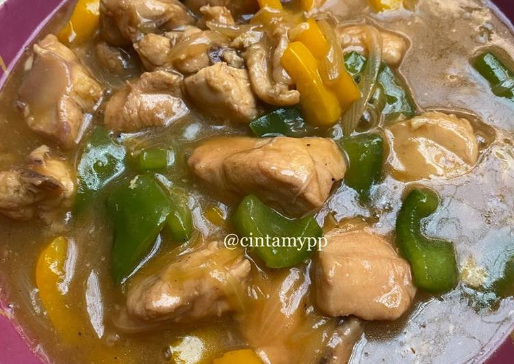 Ayam Paprika Saus Tiram