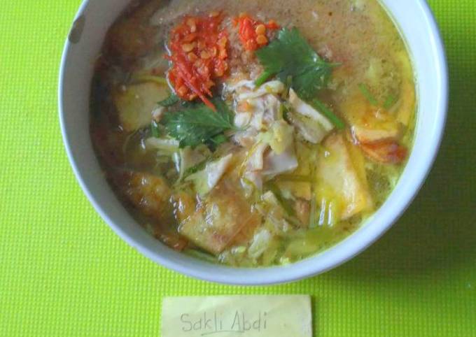 Soto Ayam khas lumajang Istimewa