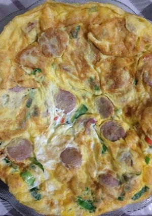 Foto resep 10. Dadar Telur Sosis