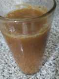 Jugo de lechosa con ciruelas