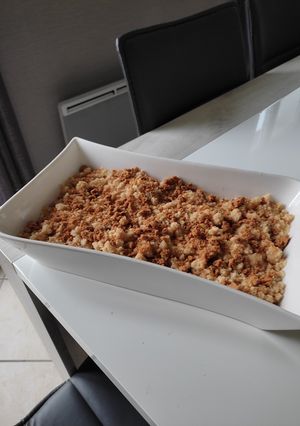 Une photo de Crumble pomme spéculoos