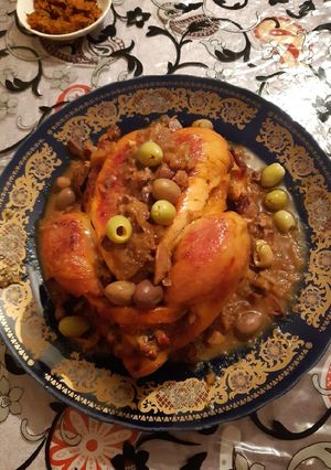 صورة لوصفة دجاج محمر بالدغميرة 👍😋😋