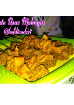 Foto resep Sate Usus Maknyus 🍃
