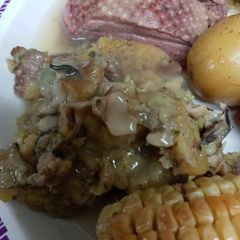 A picture of Oyster Dressing.