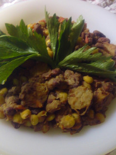 A picture of Githeri with sausage# author marathon #.