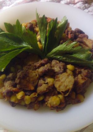 A picture of Githeri with sausage# author marathon #.