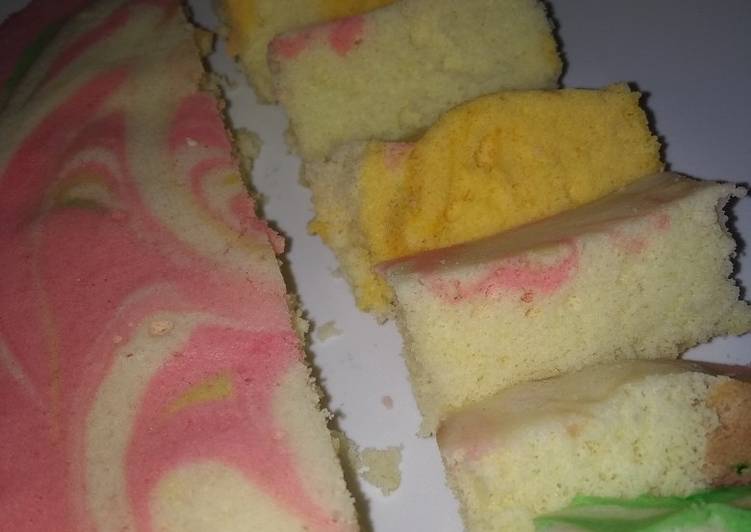 Resep Bolu kukus pelangi yang Lezat Sekali