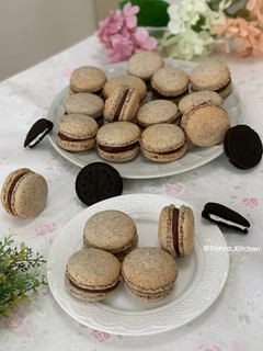 Foto resep Oreo macaron dengan TIPS and Tricks