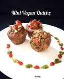 Mini Vegan Quiche(Eggless)