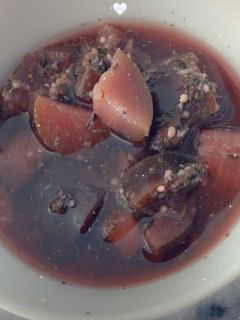 عکسی از دستور ترشی بادمجان