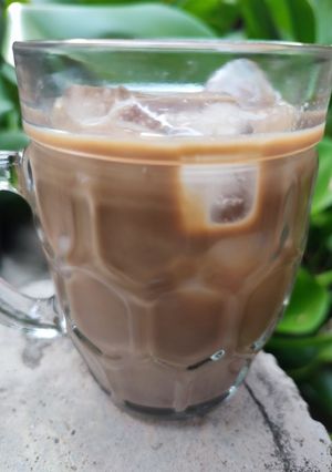 Foto resep Es kopi milo