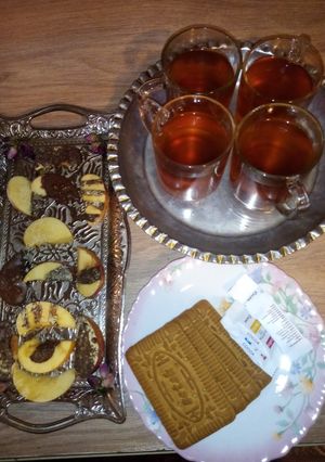 عکسی از دستور دسر چاکلت اپل 🍩🍫🍎