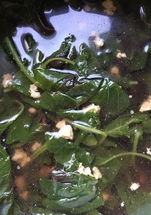Hình của món Canh rau dền thịt băm.