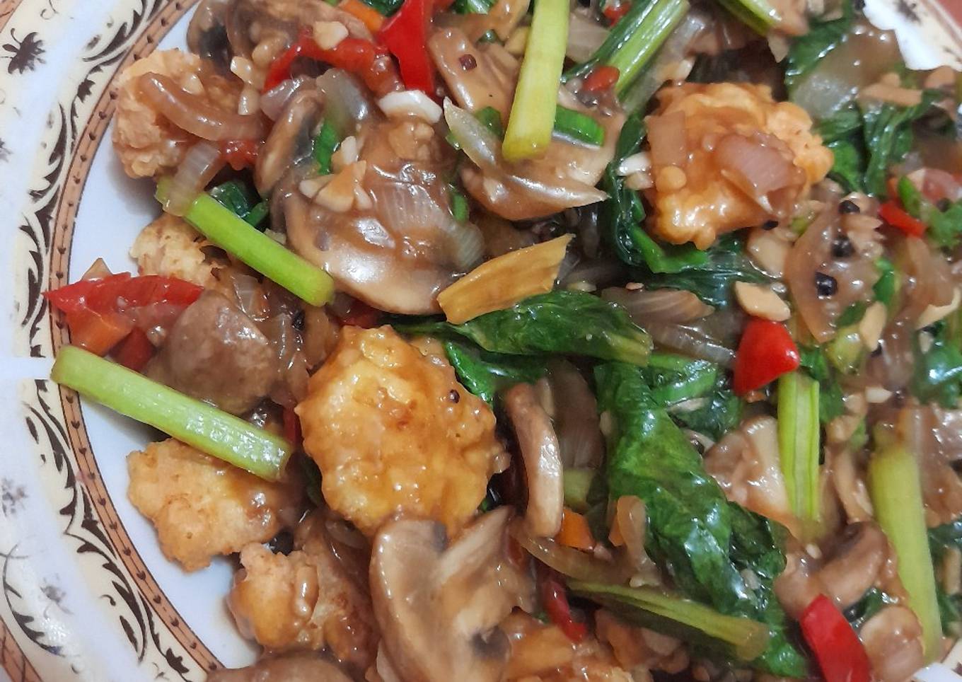 Ayam Sayur Saus Lada Hitam