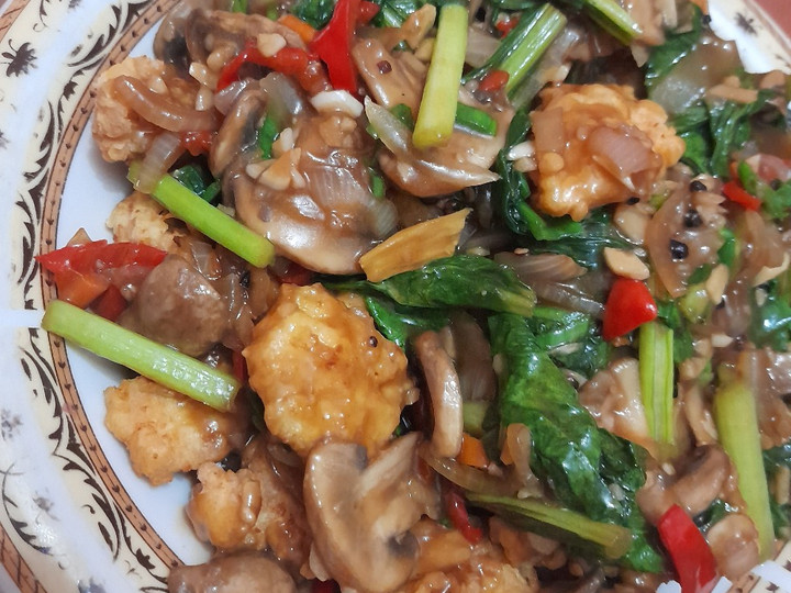 Resep Ayam Sayur Saus Lada Hitam Praktis