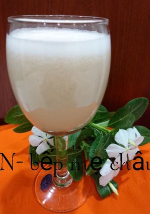 Hình của món Sinh tố vải.