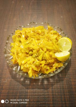 A picture of Lemon Fry Cabbage.