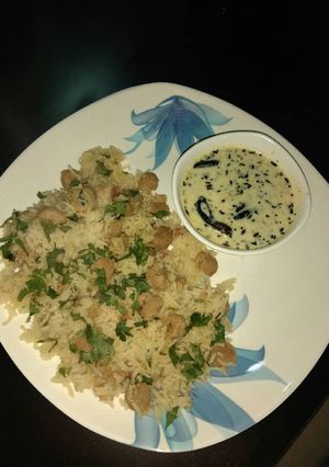 A picture of Soyabean rice.