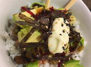 Una foto de chirashi