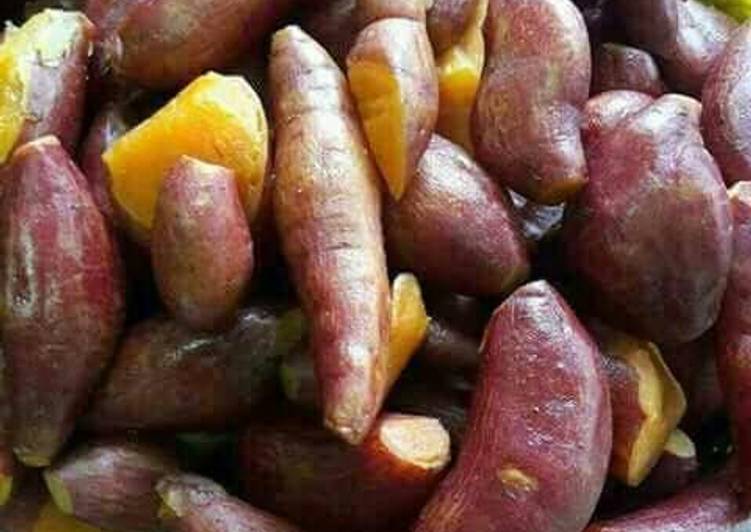 Boiled Sweetpotatoes Recipe By Jackline Anyango Cookpad