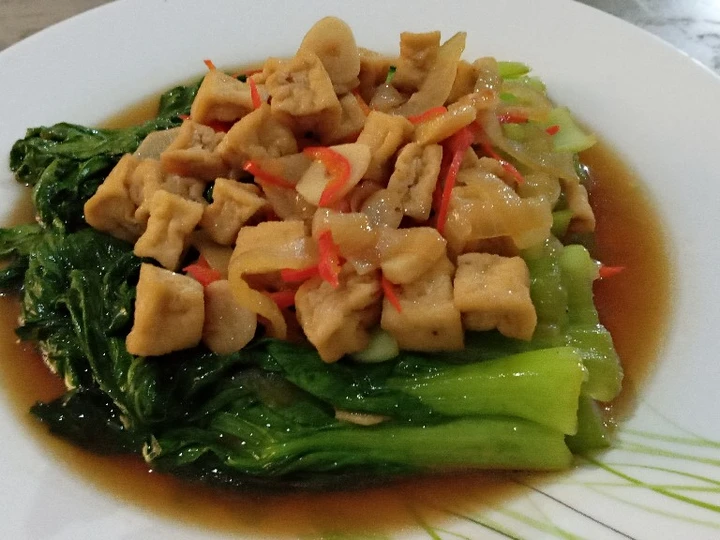 Easy Steps Prepare Recipes Pakcoy Saus Tiram the Can Spoil the Tongue So Delicious.