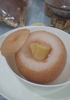 Foto resep Pir Kukus Jahe (Obat Herbal Batuk)